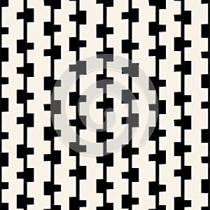 Vector seamless pattern geometric pattern with horizontal indents